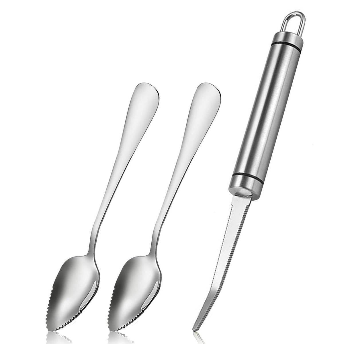 Grapefruit spoon serrated edge made from SUS304 stainless steel
