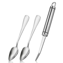 Grapefruit spoon serrated edge made from SUS304 stainless steel