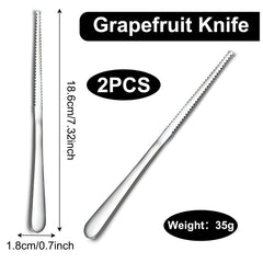 Grapefruit knife serrated edge titanium-plated