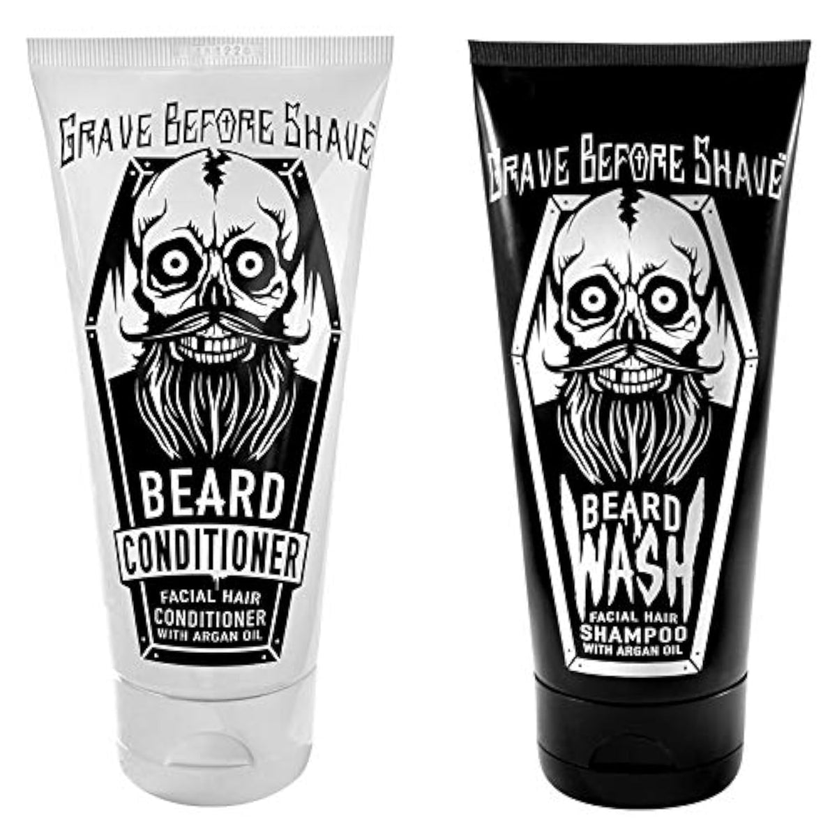 Grave Before Shave beard wash and conditioner pack 6oz each