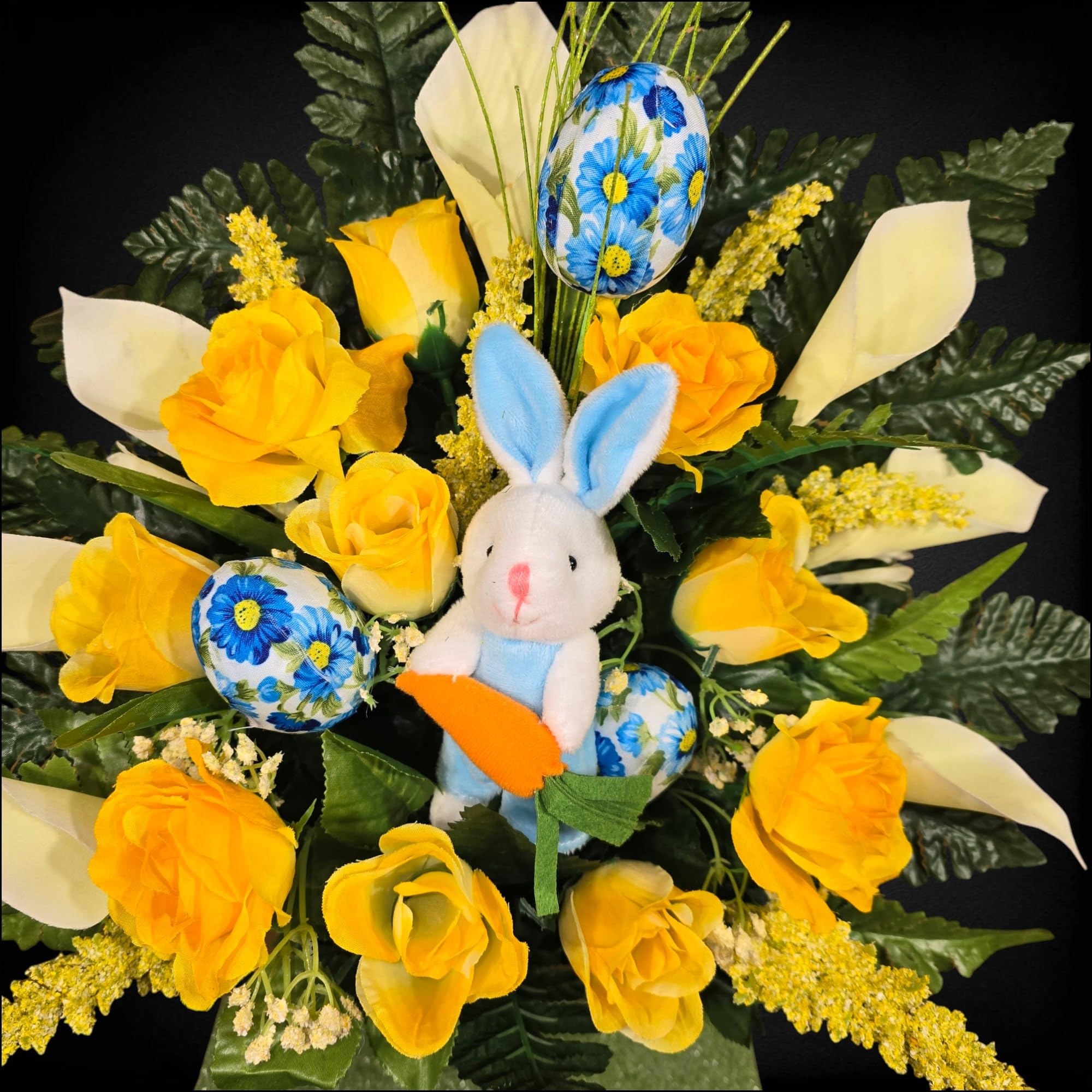 Handmade by floral designers memorial cone with long lasting materials