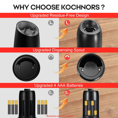 Gravity sensing operation feature on Kochnors grinder