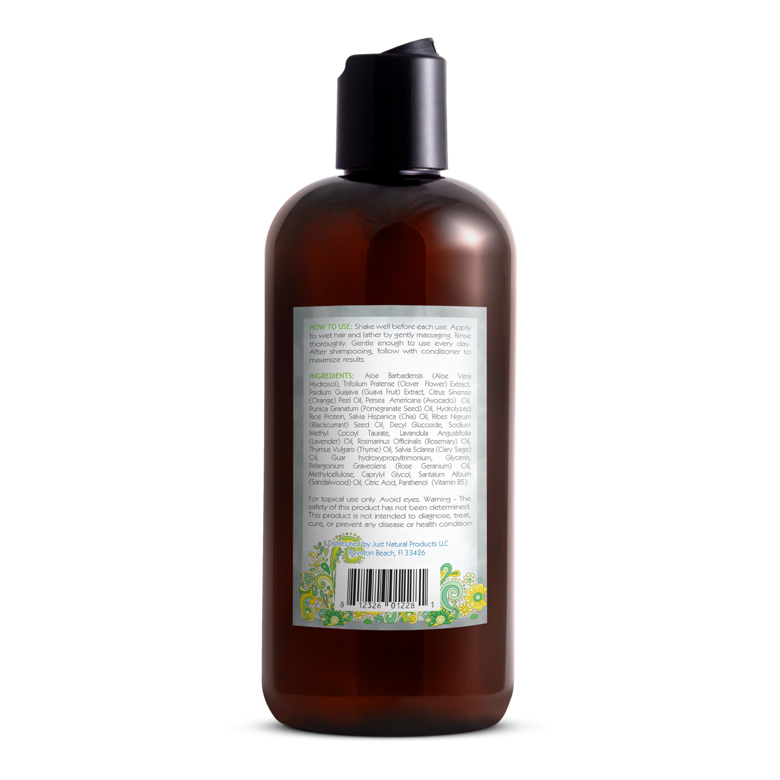 Gray hair treatment branding on packaging