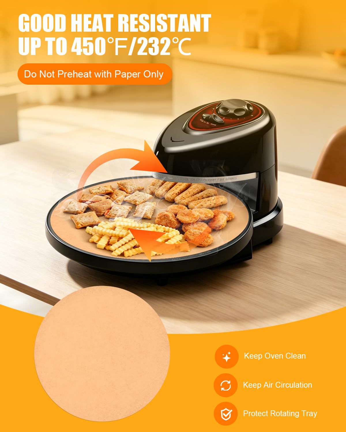 Grease-resistant parchment liners for pizza and snacks