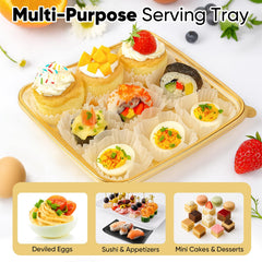72 food-grade liners for hygienic deviled eggs