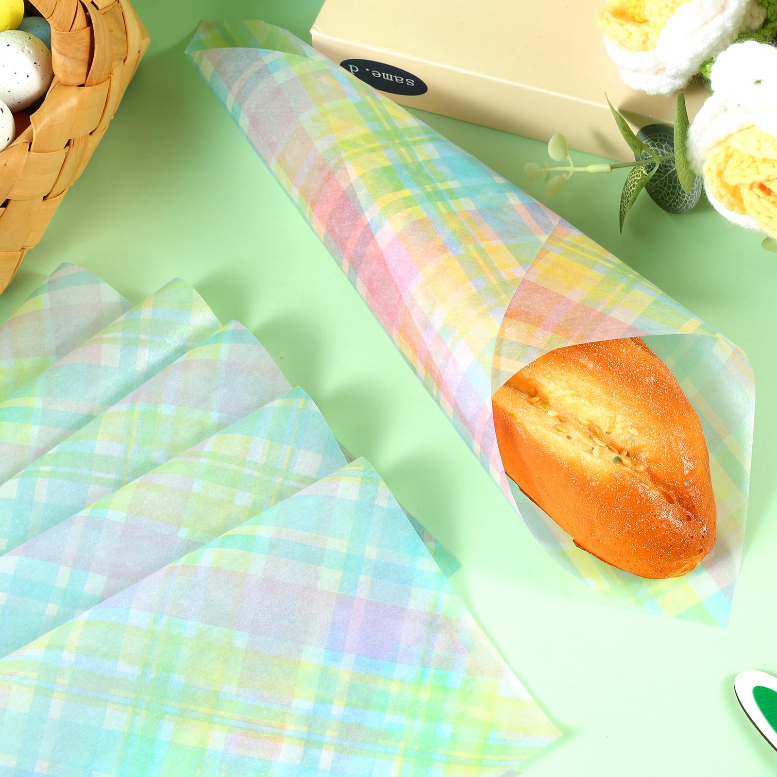 Greaseproof wax paper deli sheets 23g film coated
