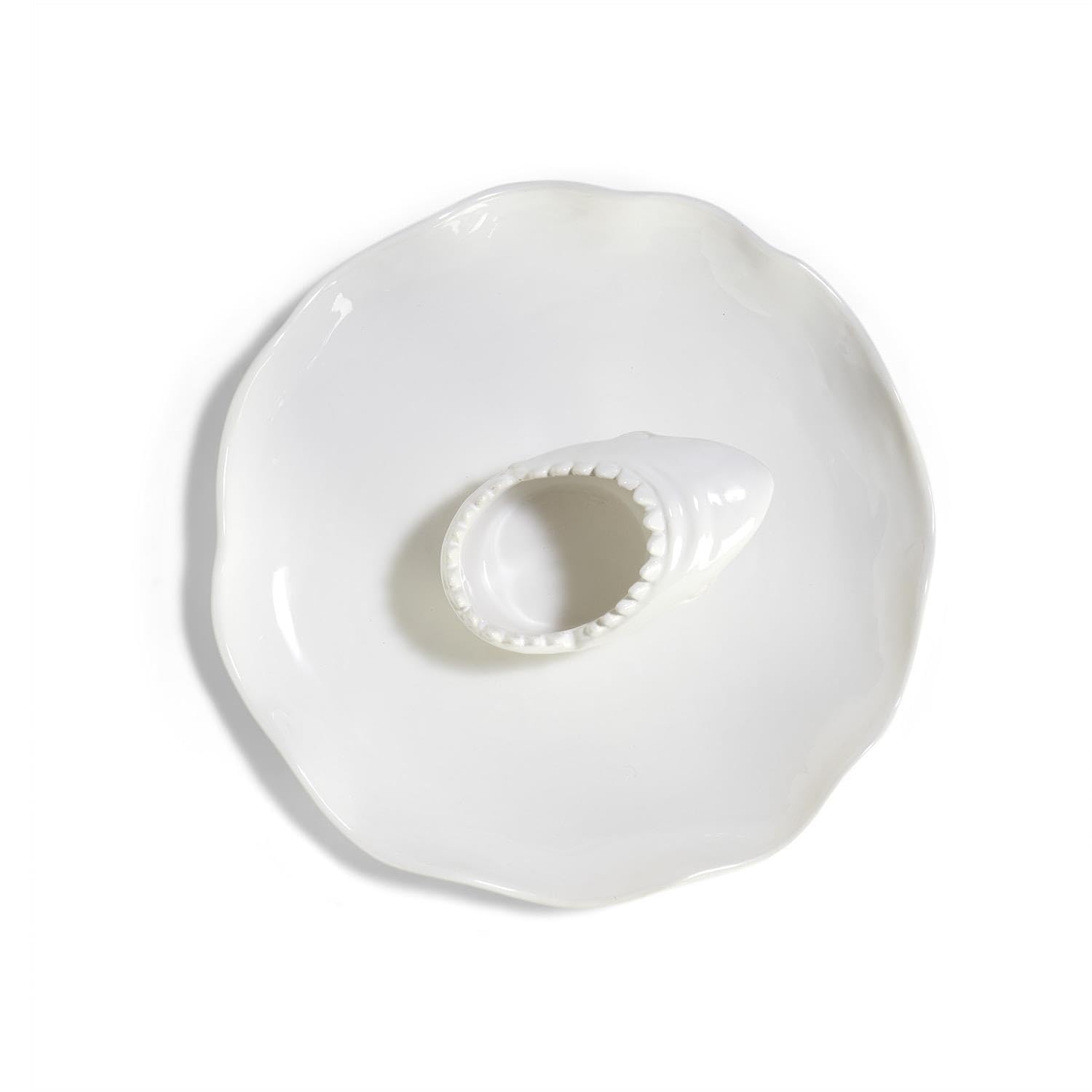Chip and Dip bowl 12 inch diameter from Great White by Two's Company