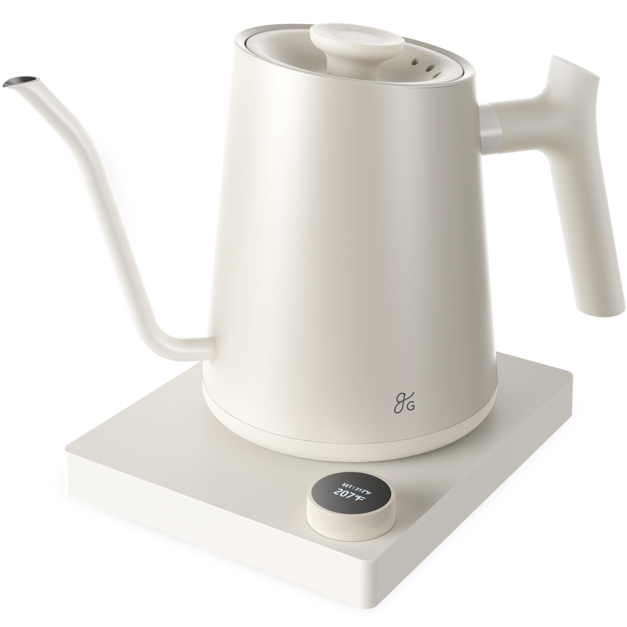 Greater Goods gooseneck electric kettle with 0.8L capacity