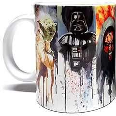 Greatest Characters 11oz white ceramic mug with full wrap artwork