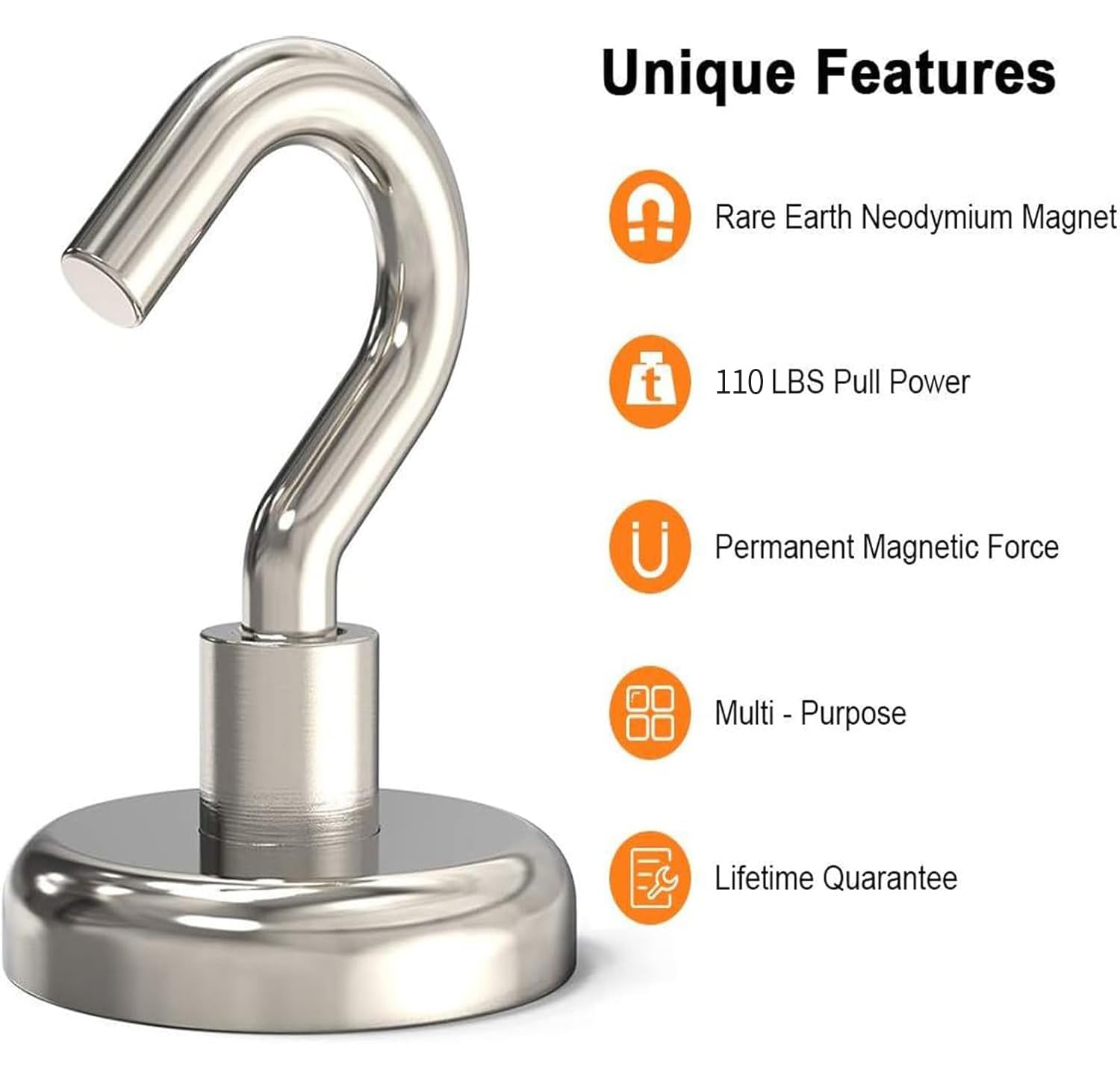 GREATMAG magnetic hook 110lbs rating on steel