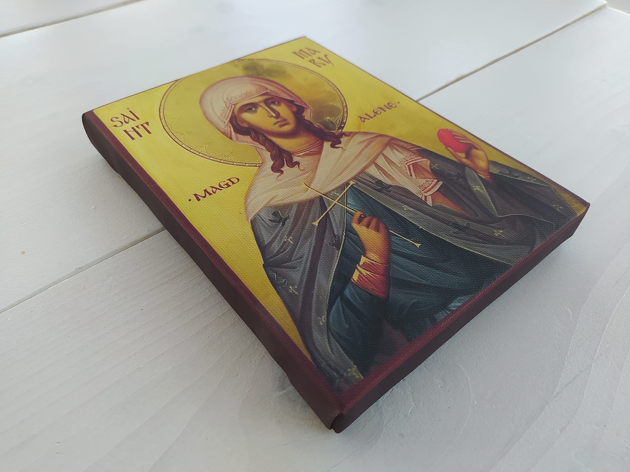 Greek Orthodox Saint Mary Magdalene icon canvas