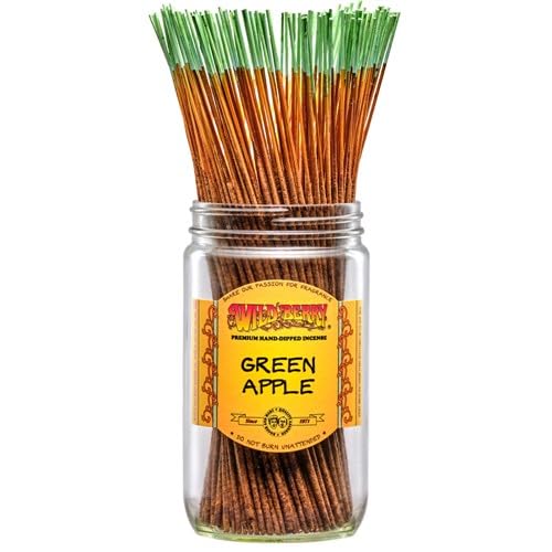 Green Apple Wildberry Incense Sticks 12 sticks 11 inches long