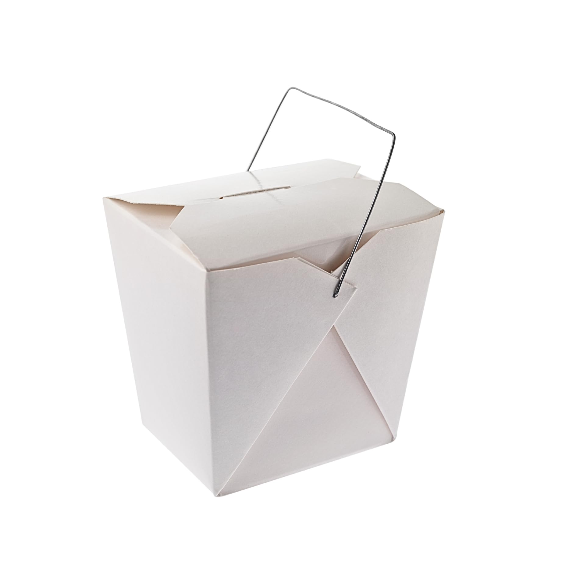 Green Direct 16 oz take out boxes white with metal handle