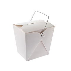 Green Direct 16 oz take out boxes white with metal handle