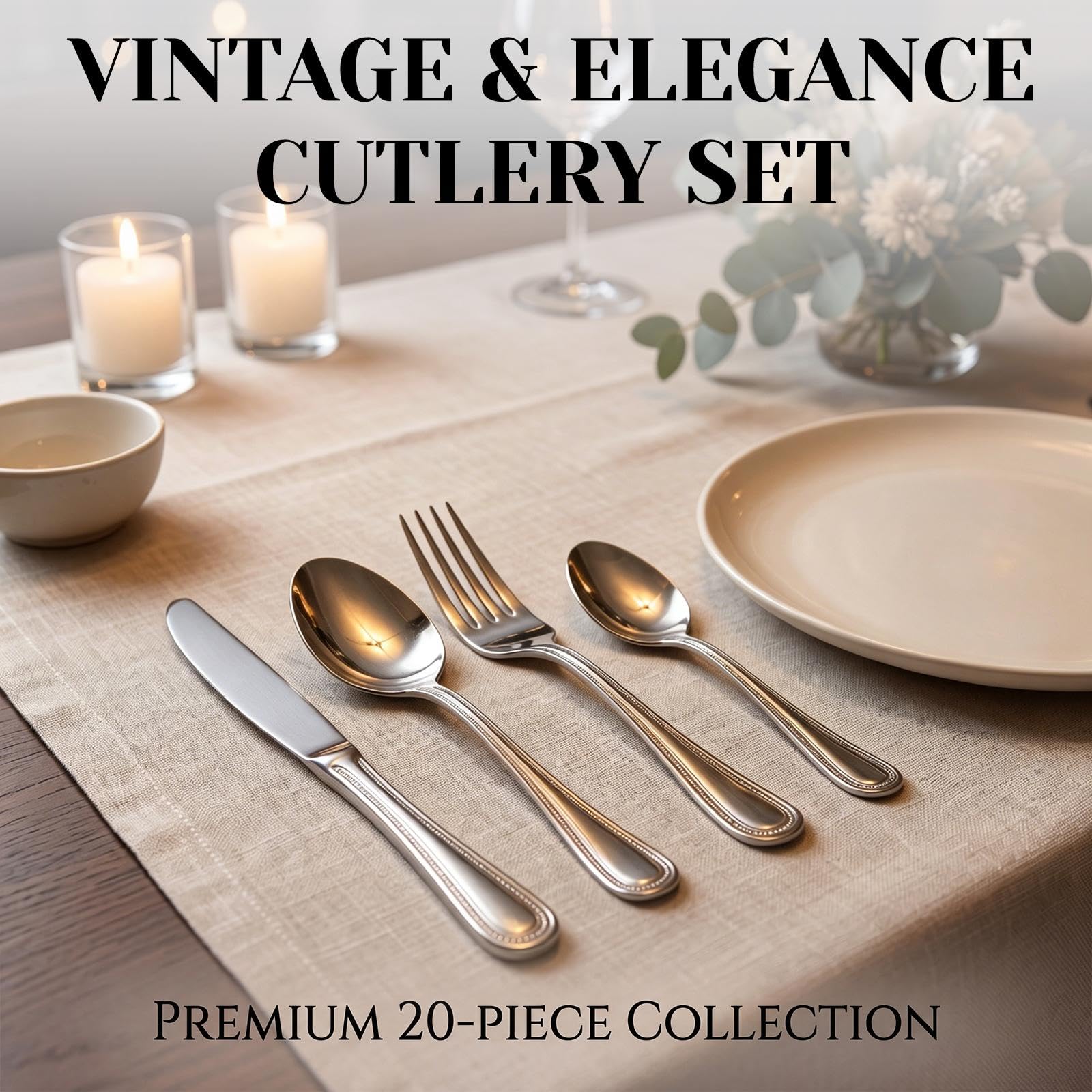 Dishwasher safe Greenloom flatware for easy cleaning