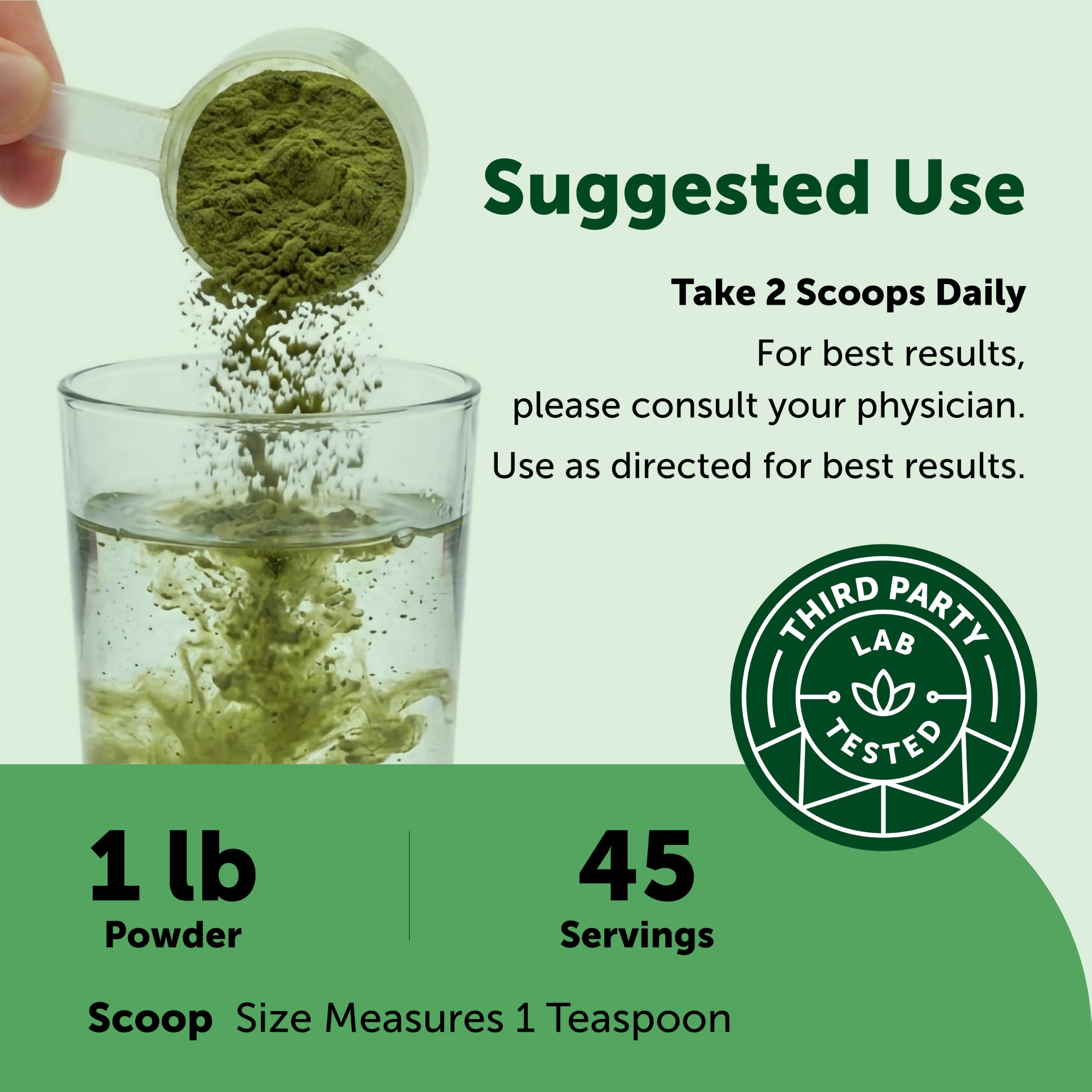 Non-GMO dairy-free gluten-free greens powder by Micro Ingredients