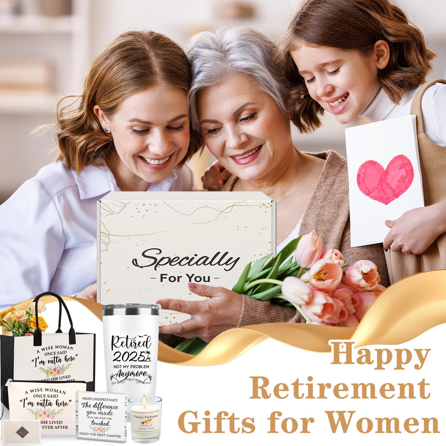 Greeting card and gift box included
