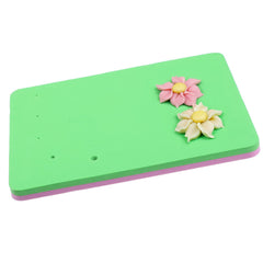Grevosea Clay Mat product image showing pink and green foam pad