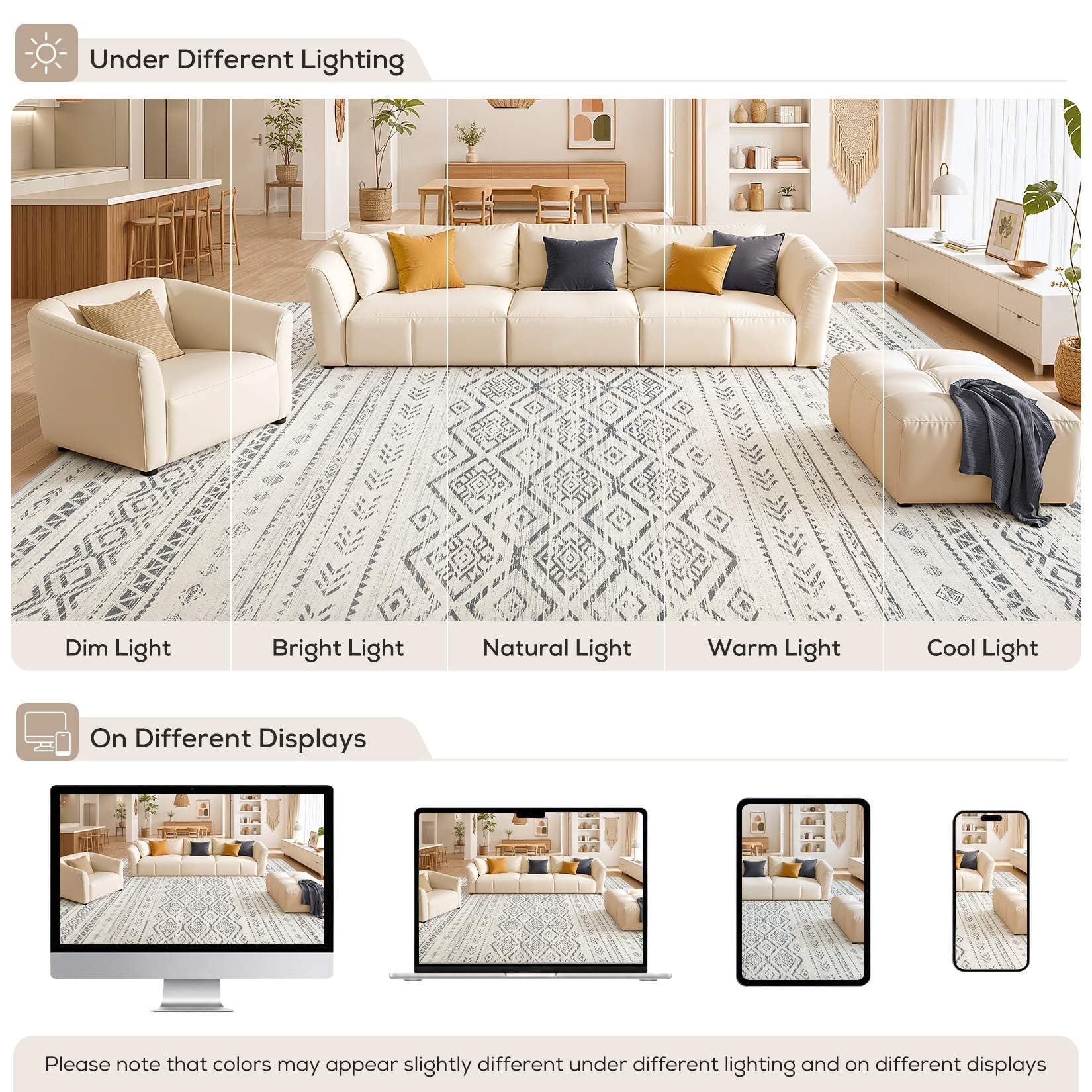 Reinforced edge non shedding Nakagishi rug