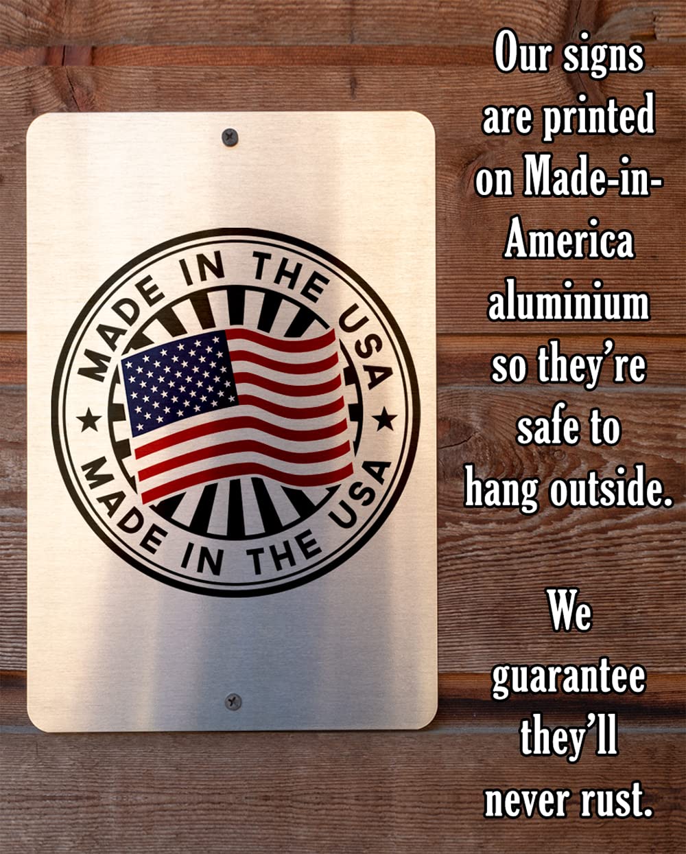 Grill Signs durable metal sign 12x18 for indoor or outdoor display