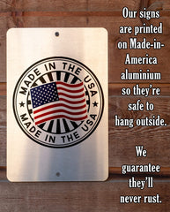 Grill Signs durable metal sign 12x18 for indoor or outdoor display