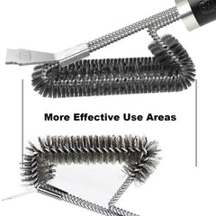 Heavy wire frame with tightly twisted bristles