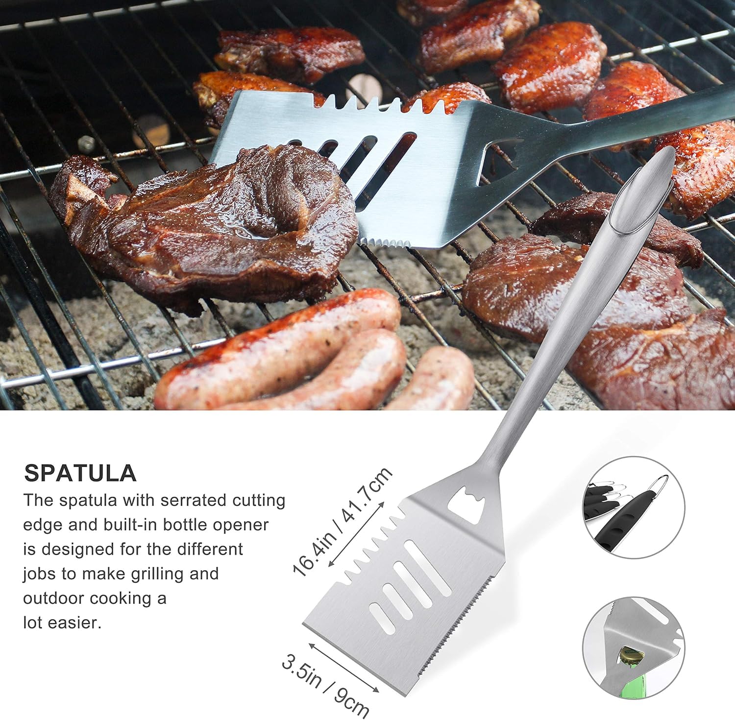 grilljoy grill fork from 8pcs set