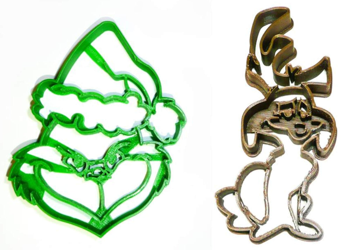 Grinchy Head cookie cutter PR1541 shape