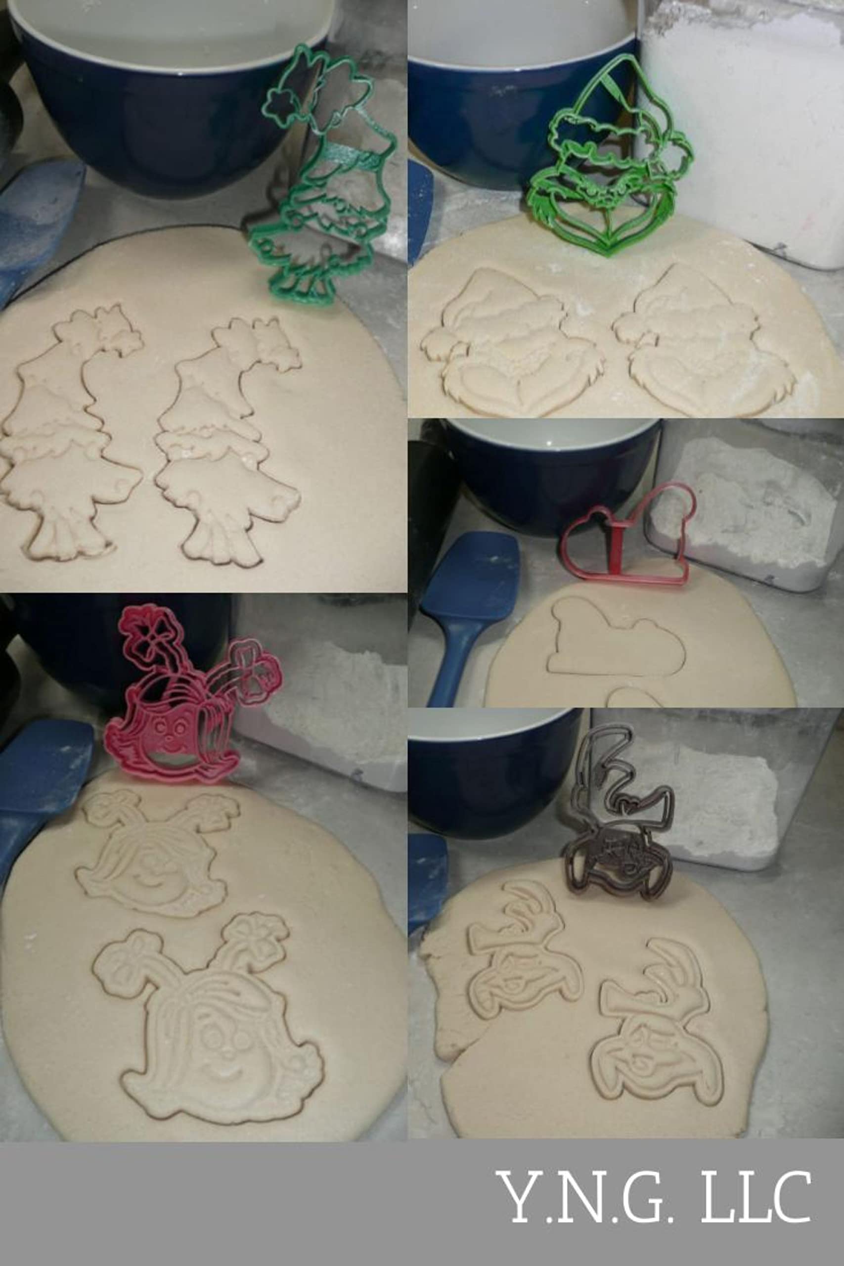 Grinchy shape cookie cutter from Grinchy Stole Christmas set