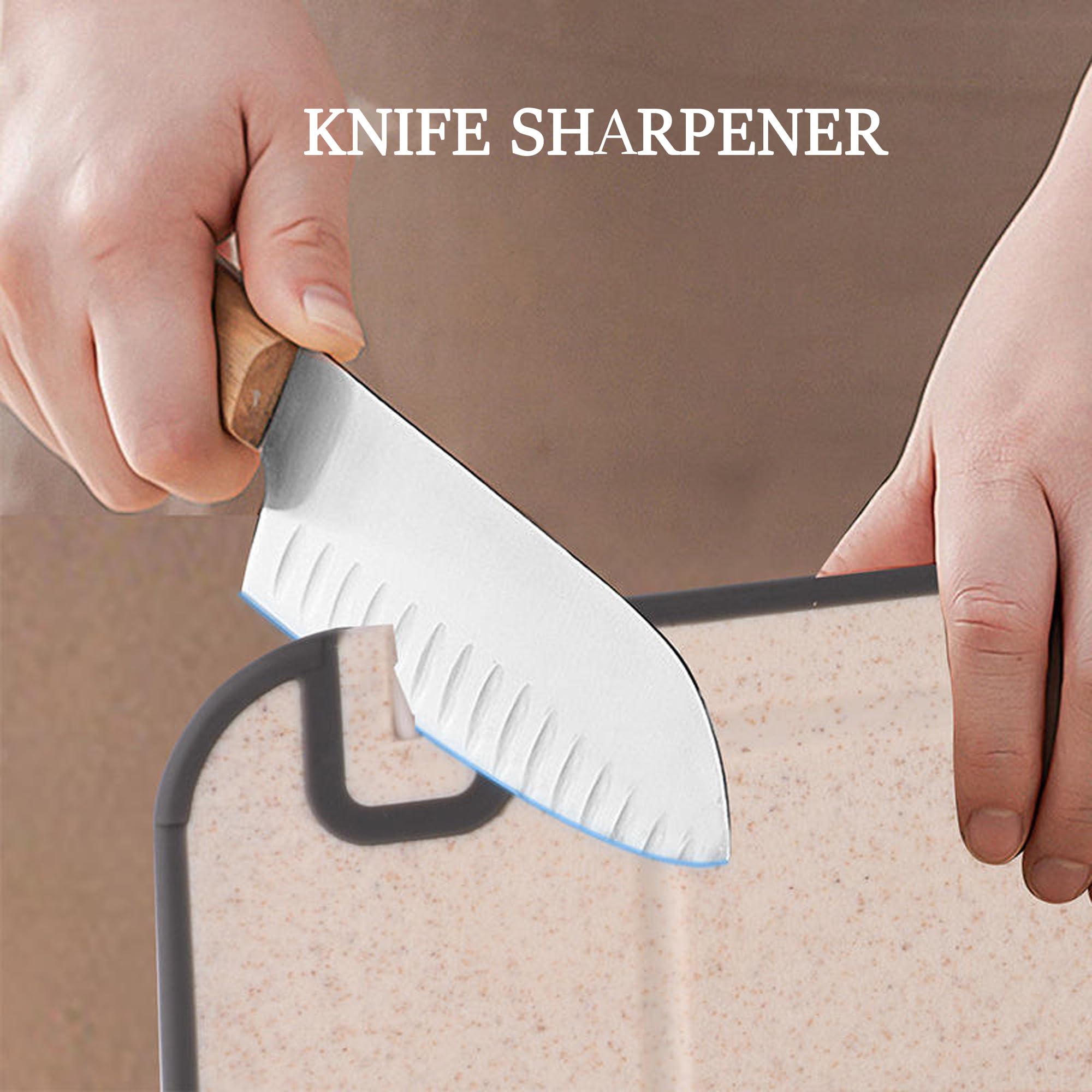 Grinding area on cutting board for kitchen tasks