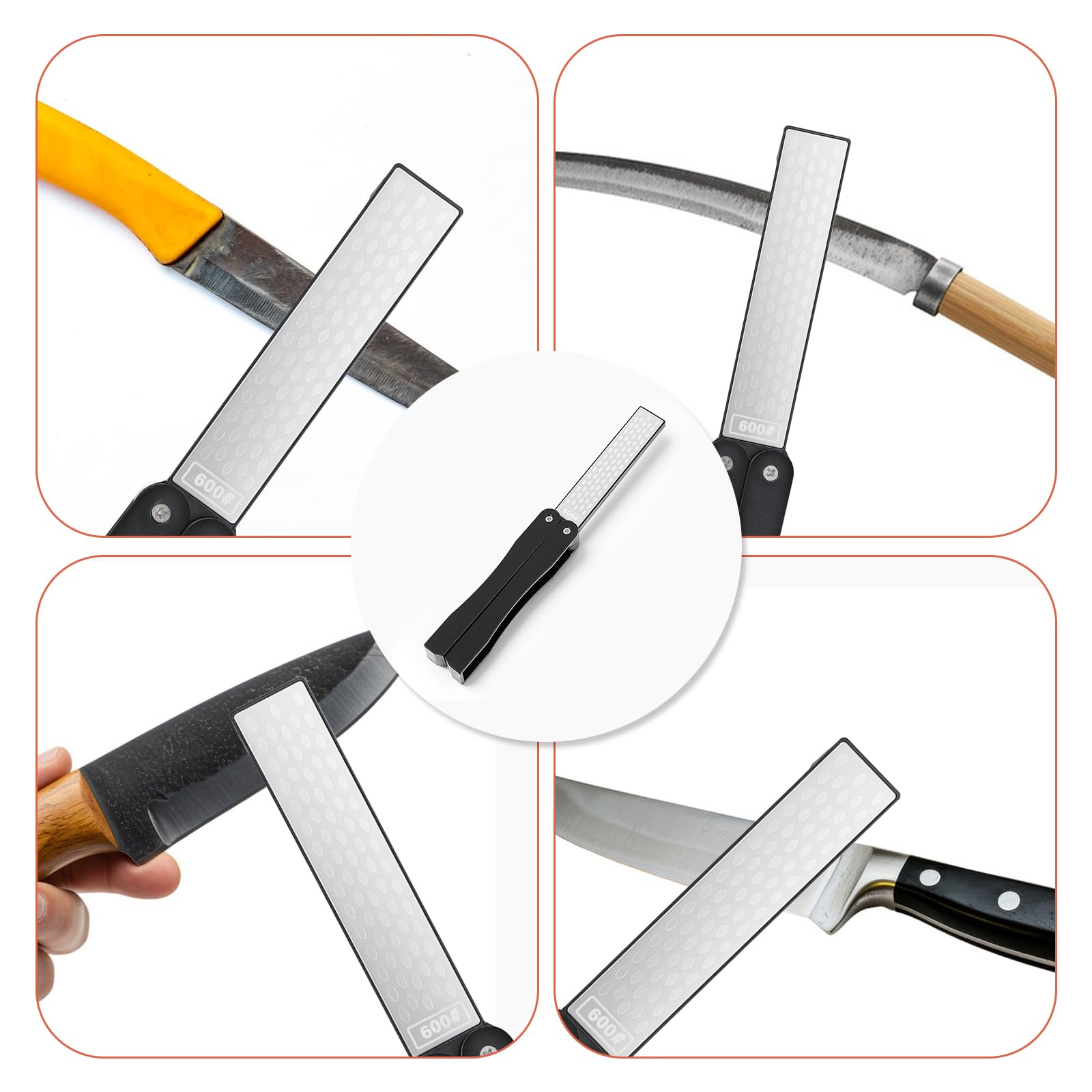abs handle portable knife sharpener