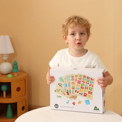 alphabet puzzle wooden peg for preschool learning