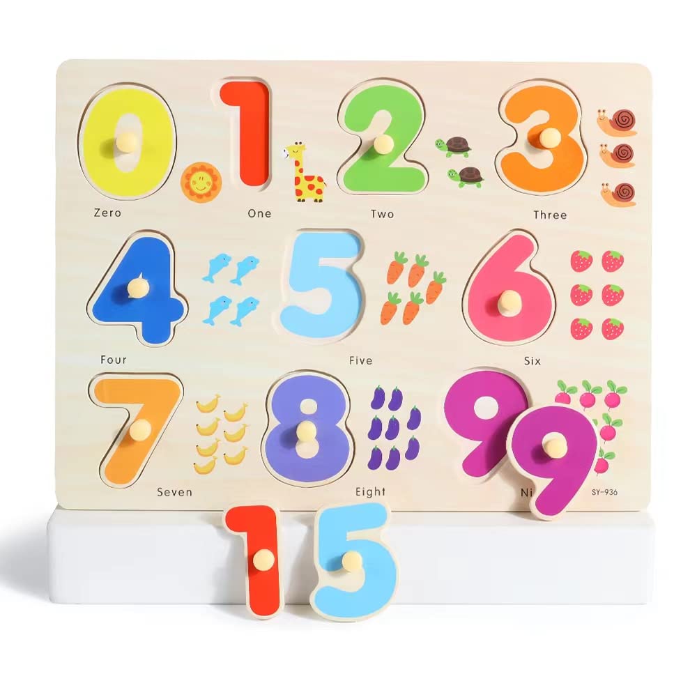 Educational wooden puzzle toy for GRINNNIE preschool