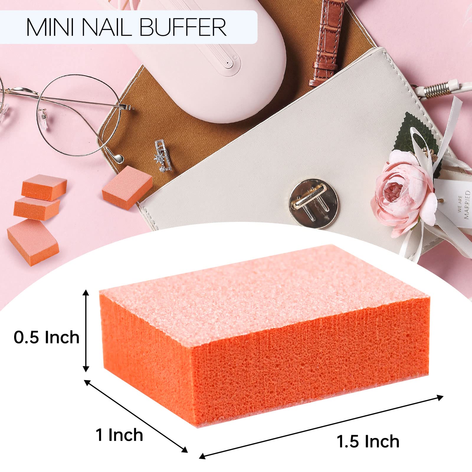 180/240 grit Maryton buffers suitable for smoothing nails