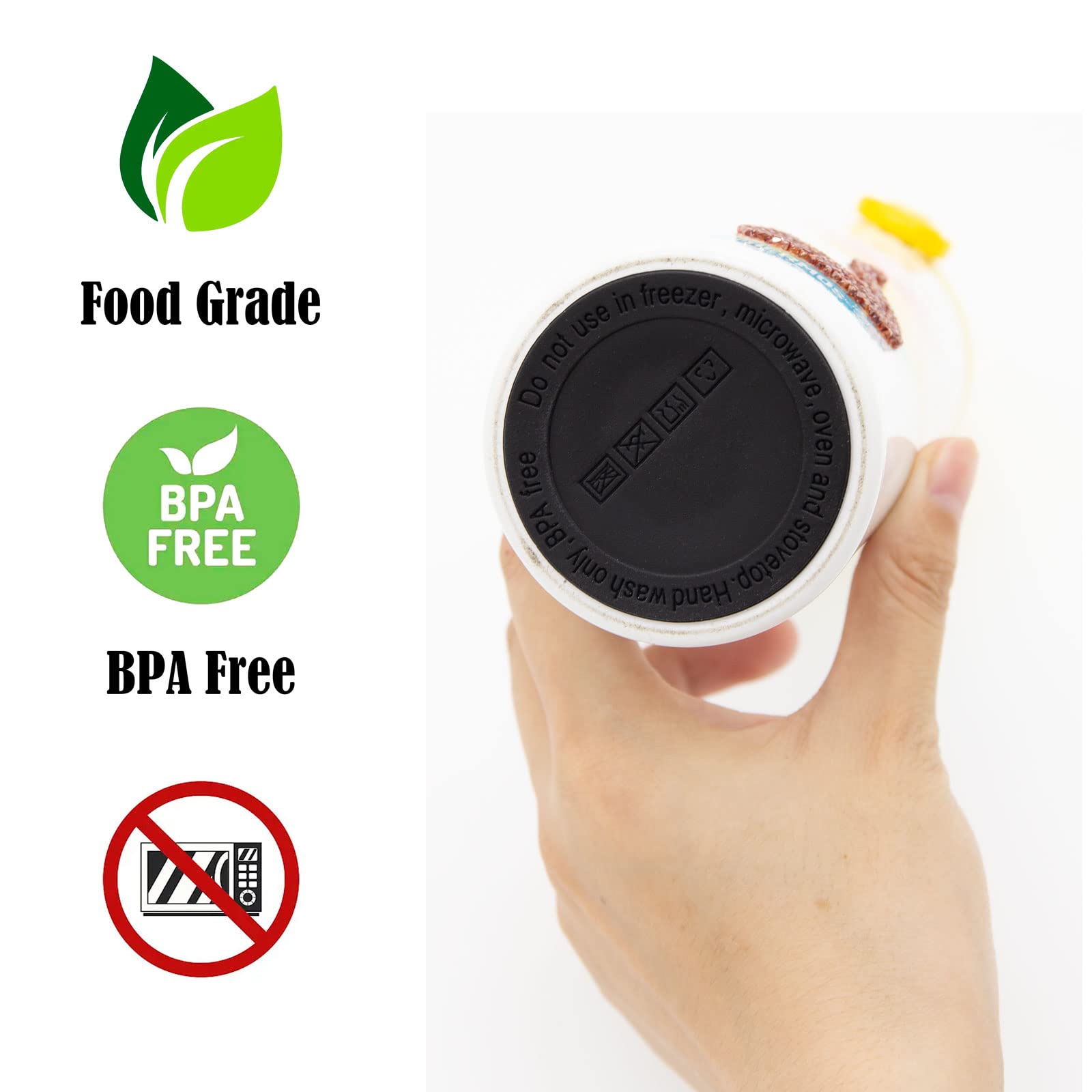 2mm thick non-slip silicone bottom for mason jars and wine tumblers GrliTra