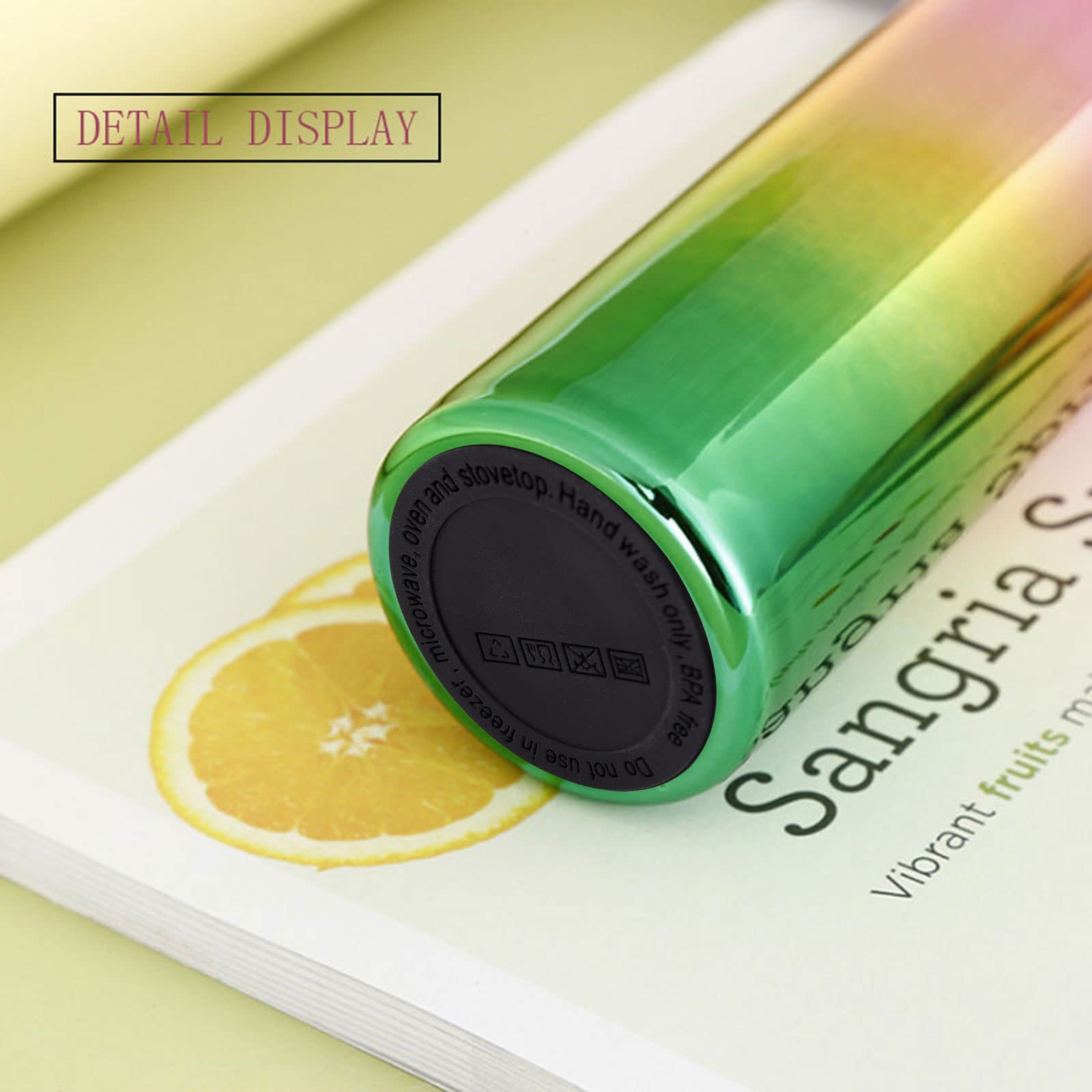 Black silicone bottom protector for skinny straight tumblers and mugs GrliTra