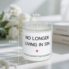 Groom bride to be wedding gift ideas lavender candle