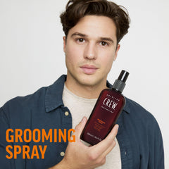 Grooming spray variable hold for damp or dry hair