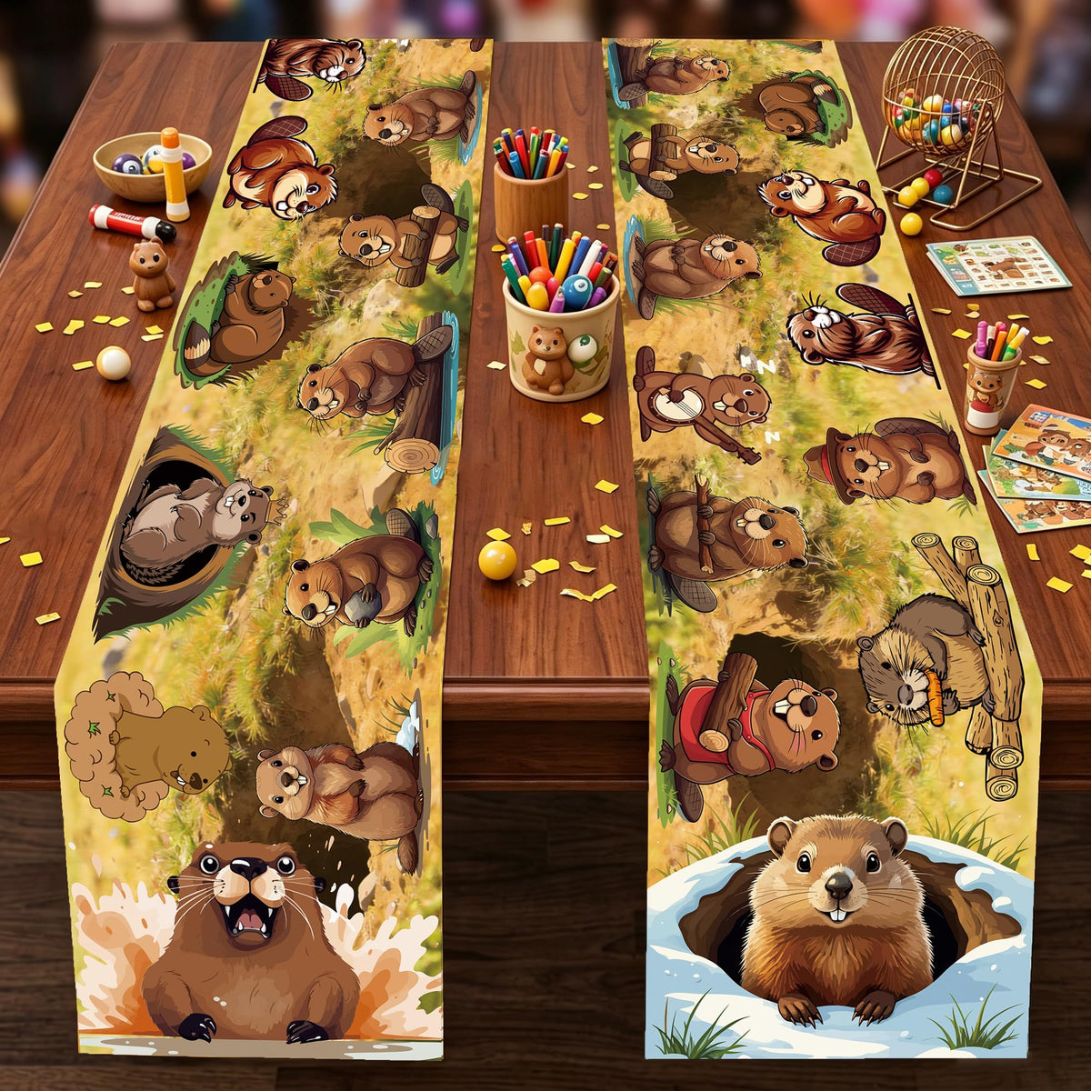 Groundhog Day Table Runner product image