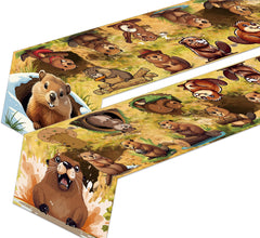 Groundhog Day Table Runner 2PCS package display