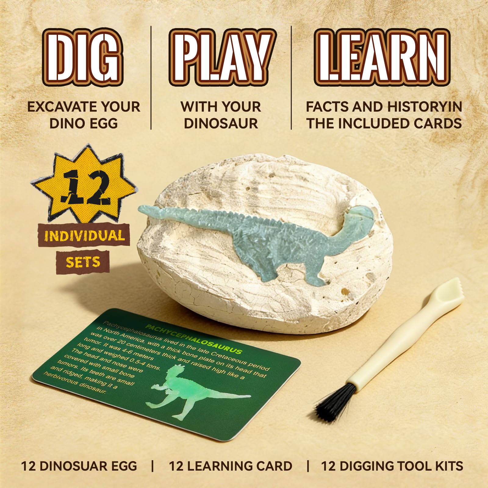 Group digging tool sets ready for classroom or party