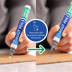 GROUT PEN for bathroom and kitchen tile grout image