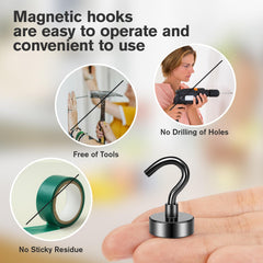 Grtard magnetic hook used for keys and bags on metal door
