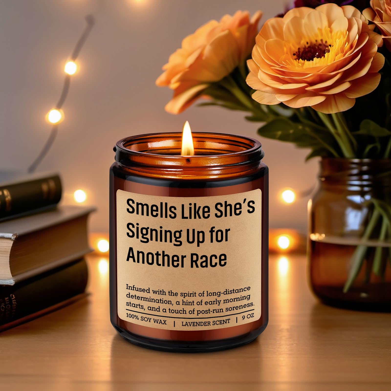 GSPY Candle 5k run gift for runners