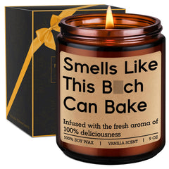 GSPY Candle for Bakers packaging label
