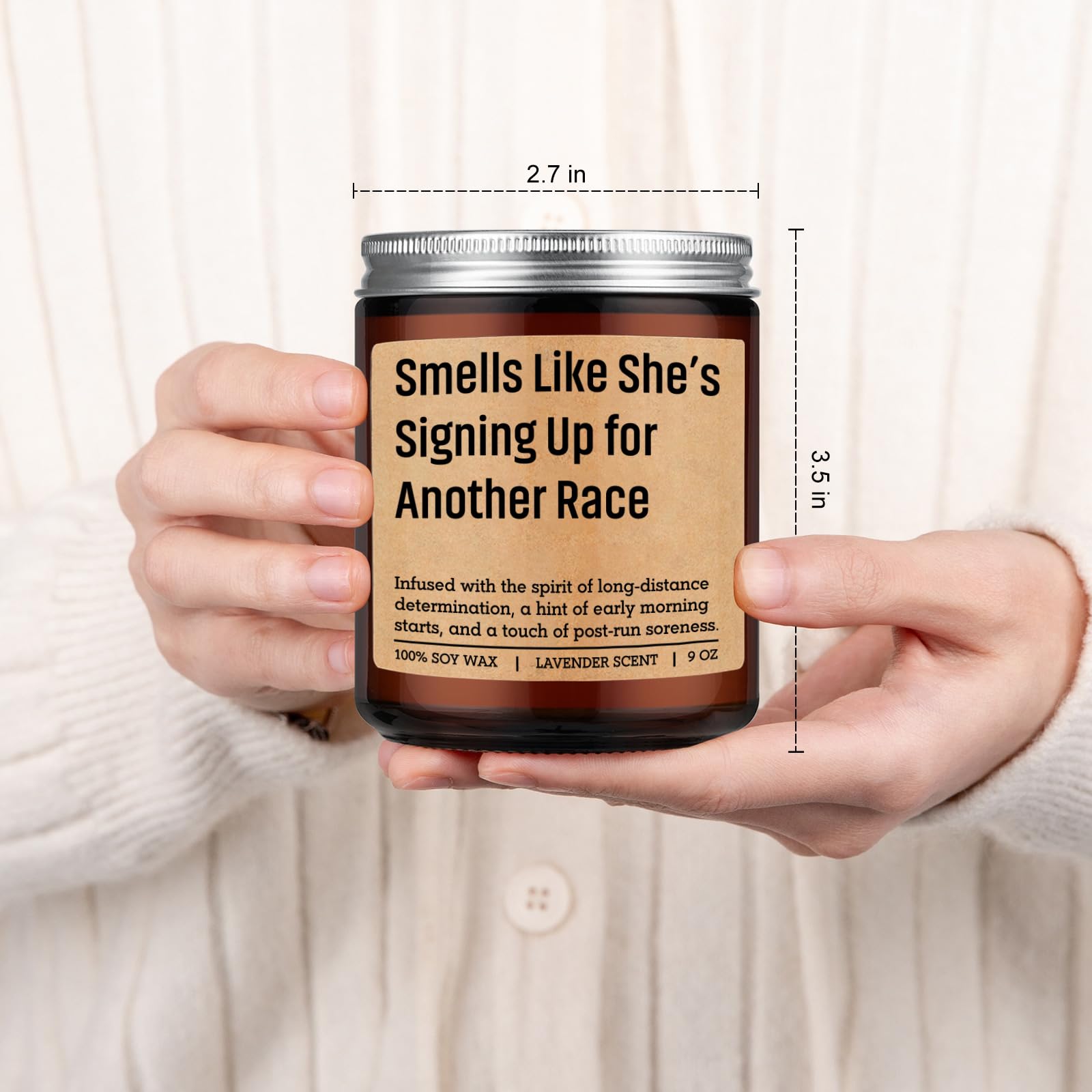 GSPY Candle Valentines birthday gift for her runners