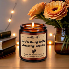 Natural essential oils aromatherapy candle