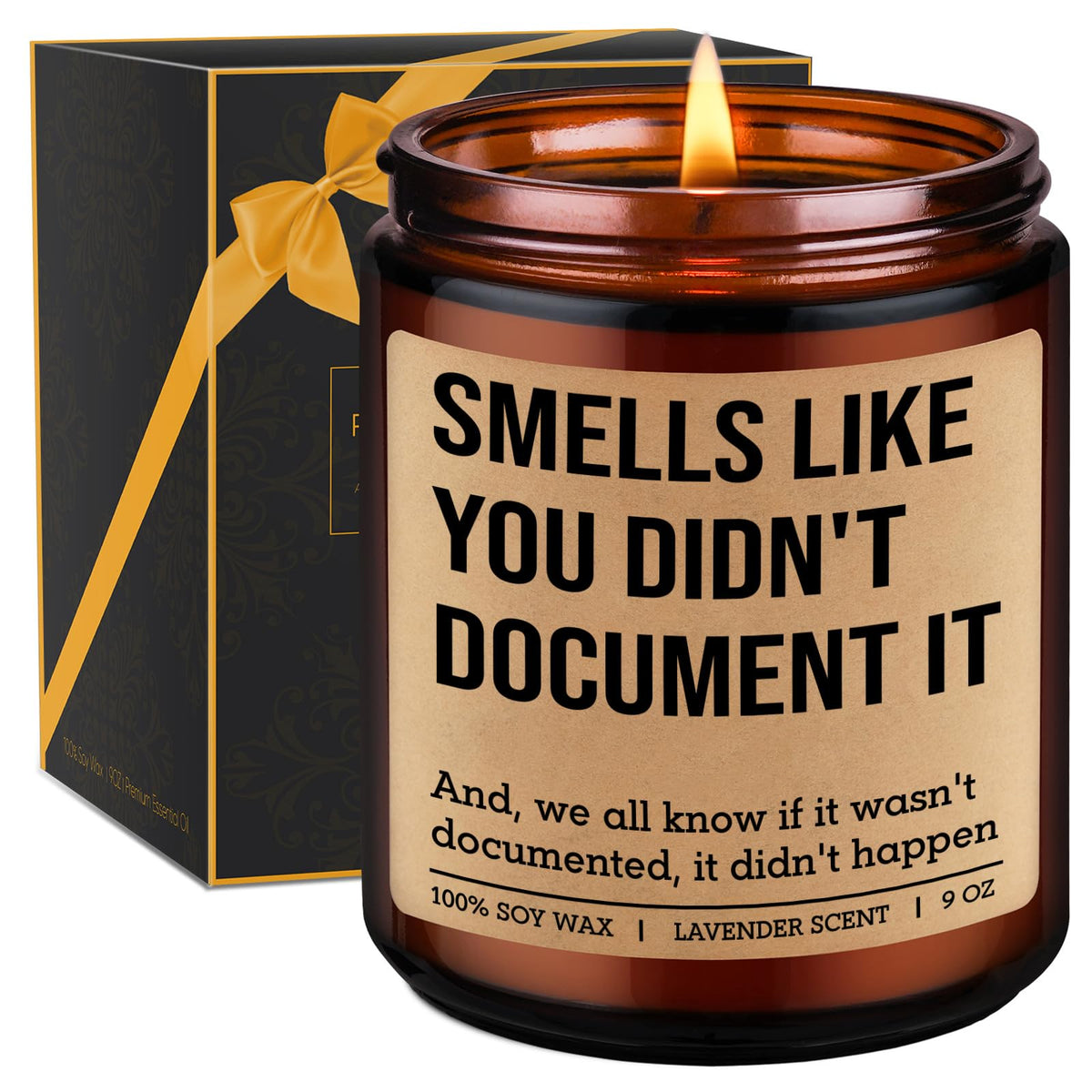 GSPY Candles HR candle for coworkers lavender 9oz