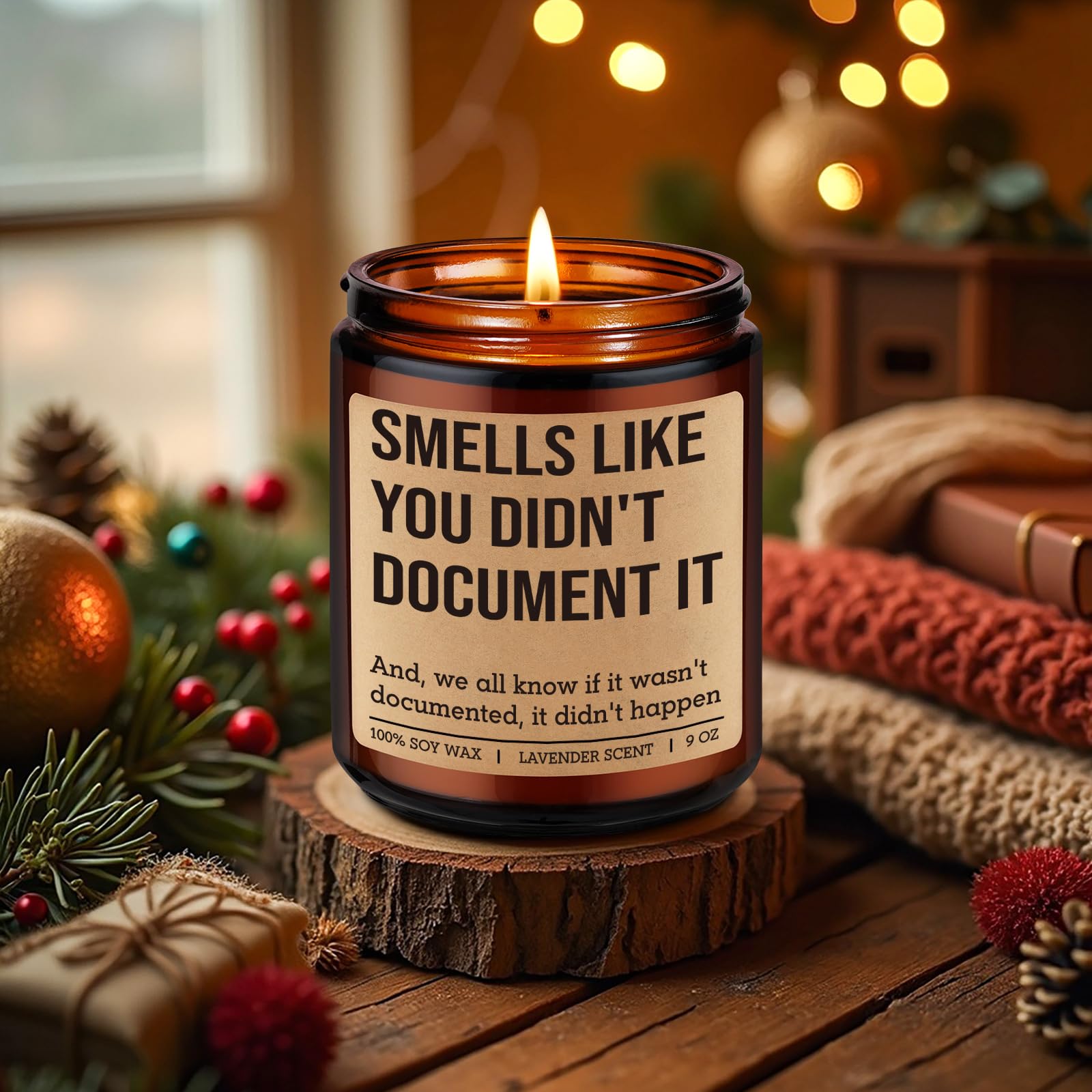 Nurse teacher boss gift candle lavender aroma