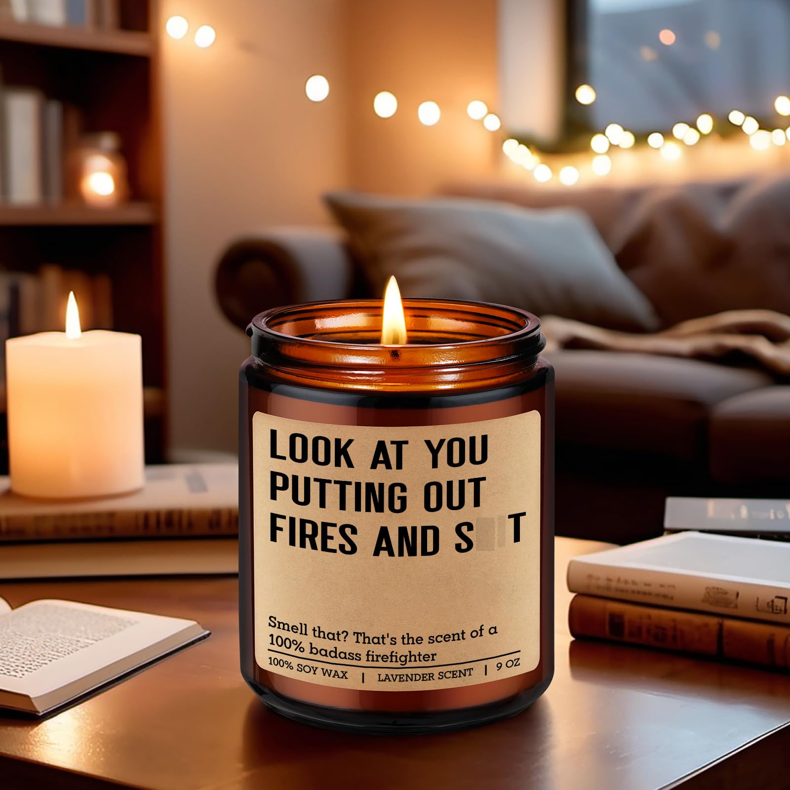 Christmas and Mother's Day firefighter gift by GSPY Candles